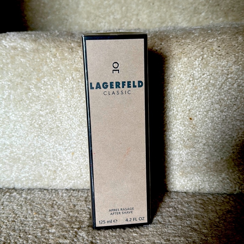 Vintage Lagerfeld Classic After Shave, 4.2 fl oz, 125 ml, still sealed